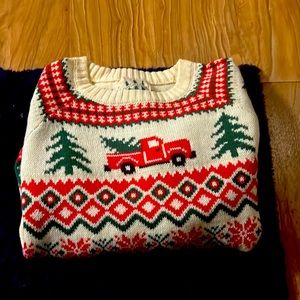 Cozy Cabin’ Kids Xmas Sweater